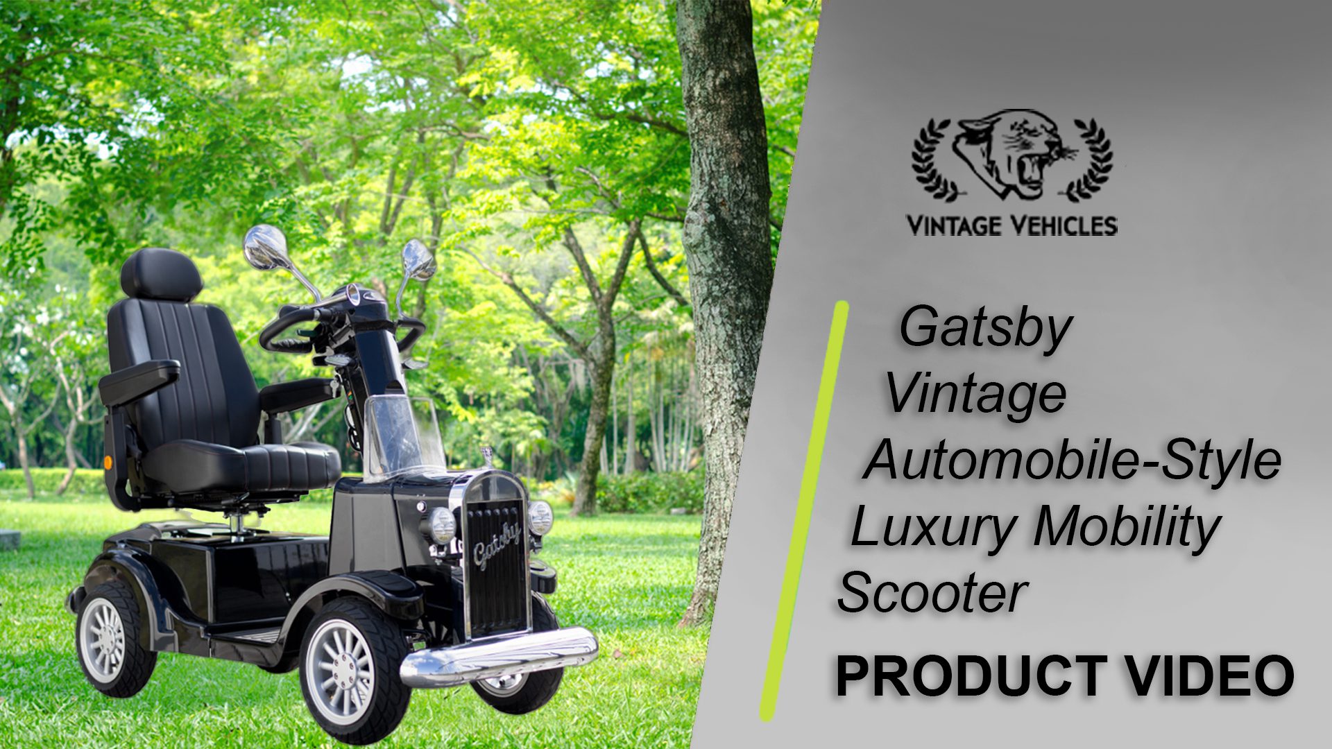 Gatsby Vintage Automobile-Style Luxury Mobility Scooter