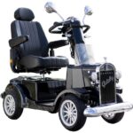 Black Gatsby vintage automobile style luxury mobility scooter