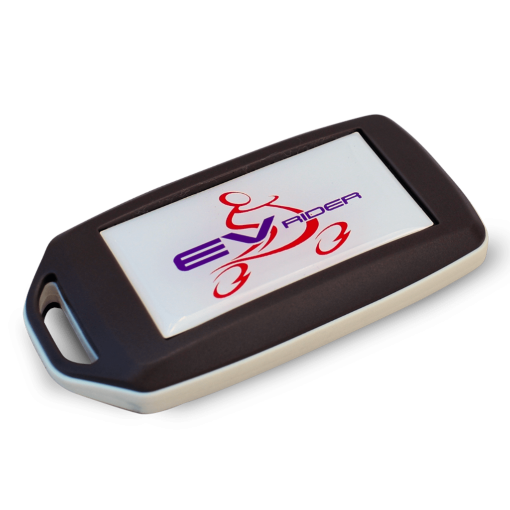 Front of EV Rider TeQno key fob