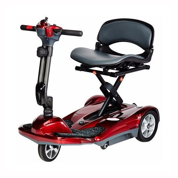 Three-wheel auto-folding mobility scooter