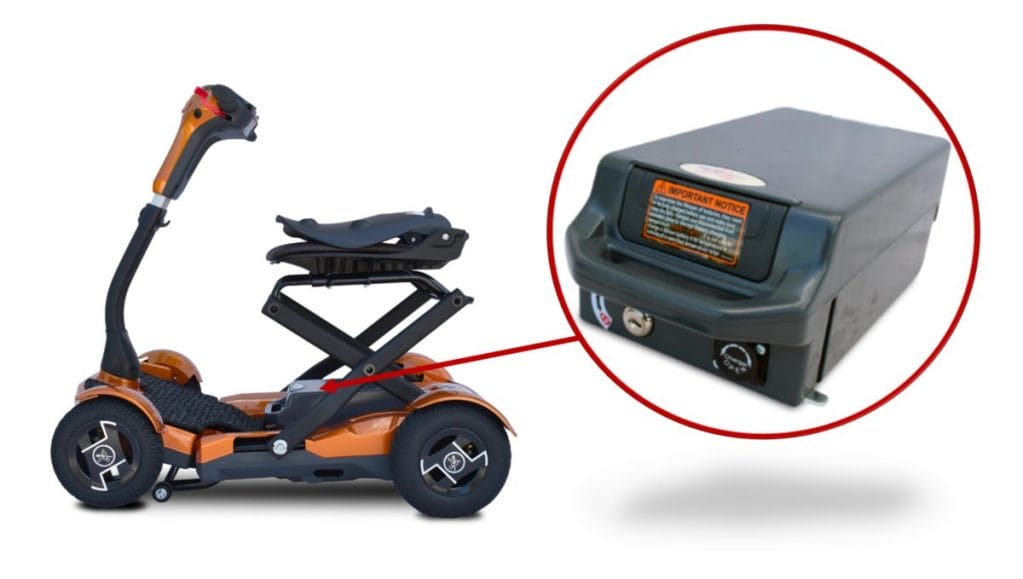 Mobility scooter battery