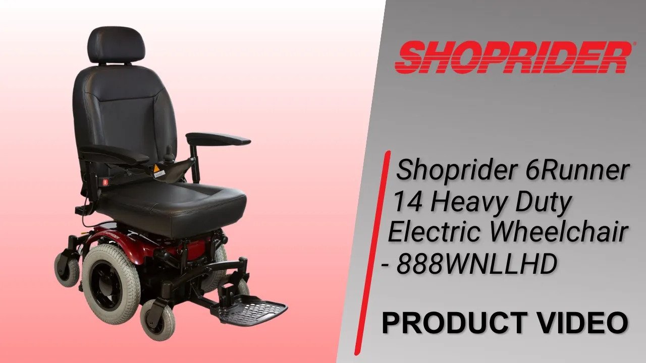 Shoprider 6Runner 14 Heavy Duty Electric Wheelchair - 888WNLLHD