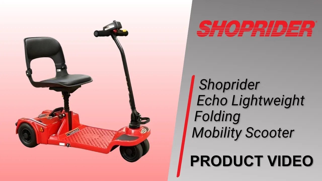 Shoprider Echo Folding Lightweight Folding Mobility Scooter - FS777