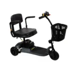 Shoprider Echo Plus SL73 lightweight 3-wheel travel mobility scooter in grey