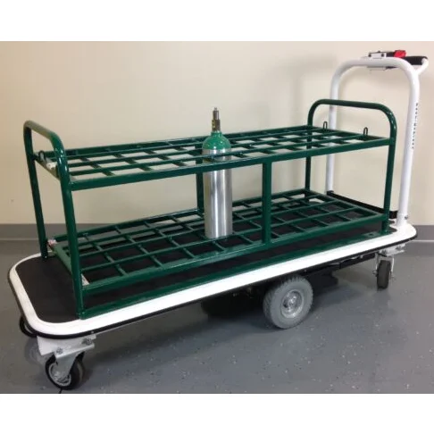 Pony Express motorized medical gas cylinder cart for hospitals