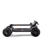 Folded MIA SPYQE 2x4 electric scooter showing compact foldable design for easy storage