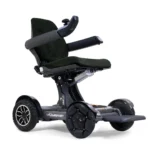 side view of Golden ally sport gp305 featuring powered seat lift mechanism and durable rear wheels