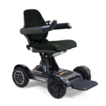 Golden ally sport gp305 highlighting unique omni wheels and wide footplate for smooth ride