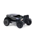 Golden ally sport gp305 mobility chair fully folded into a compact shape for easy storage and transport