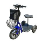 RMB Multi Point QR scooter fitted with front and rear baskets