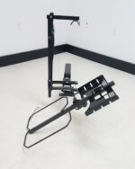 Tilt N Tote Model 001 with the saddle tilted down for roll on loading