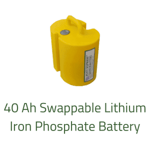 Pony Express 40 Ah LiFePO4 Battery for the 1061-HD Lithium Electric Tugger