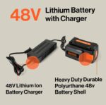 SuperHandy 48V 2Ah Battery with Charger , Fast Charging, Impact-Resistant Case – Compatible with Mobility Scooters, Augers, and More view 11