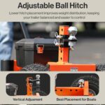 SuperHandy Electric Trailer Dolly - 24V 7Ah Battery, 2800 lb Towing Capacity (New Frame) view 5