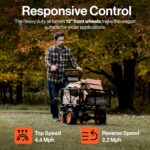 SuperHandy Electric Utility Wagon Pro - 48V 4Ah Li-Ion Battery, 660Lb Max Weight view 6