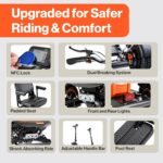 SuperHandy Explorer Prime 4-Wheel Mobility Scooter, Foldable All-Terrain Power Chair with Dual 48V Batteries and Aluminum Frame view 7
