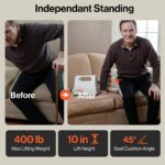 SuperHandy GoRide 2 Electric Wheelchair + Seat Lift Assist Cushion Bundle view 9