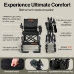 SuperHandy GoRide 2 Plus Electric Wheelchairs – Lightweight, Foldable Power Chairs - 300 Lb Max view 4