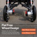 SuperHandy GoRide 2 Plus Electric Wheelchairs – Lightweight, Foldable Power Chairs - 300 Lb Max view 6
