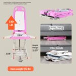 SuperHandy GoRise LT Portable Floor and Bath Lift – Pink Edition – Lightweight (19 lbs), 330 lb Capacity, IP68 Waterproof view 4