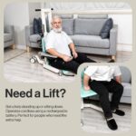 SuperHandy GoRise TX Patient Transfer Lift 500 lb Capacity, Portable Floor-to-Stand with Ergonomic Support view 6