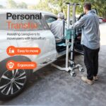 SuperHandy GoRise TX Patient Transfer Lift 500 lb Capacity, Portable Floor-to-Stand with Ergonomic Support view 7