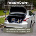 SuperHandy Passport Mobility Scooter for Adults - Foldable, 3 Wheel, Airline Travel Friendly - 6.5 Mile Range, 48V 2Ah Li-Ion Swappable Battery System (1 Li-Ion Battery) view 4