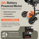 SuperHandy Passport Plus Mobility Scooter - 48V 2Ah Battery, 330Lb Max Weight view 5