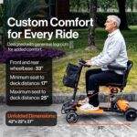 SuperHandy Passport Prime Mobility Scooter - Foldable, 48V Li-Ion Battery, Supports up to 330 lb view 6