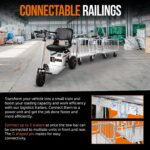 SuperHandy Platform Truck and Trailer - 1200Lb Capacity, Connects Directly to Utility Tugger view 8