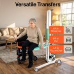 SuperHandy Transfer Floor Lift for Elderly, 500 lb Capacity Sit-to-Stand and Floor-to-Chair Lift view 6