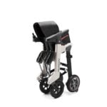 Enhance Mobility Roamate folded to its compact 18.9 by 14.6 by 31.5 inch size